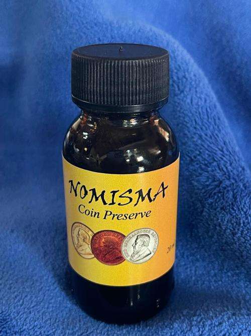 Nomisma Coin Preserve - 50ml Professional coin cleaning / coin cleaner fluid.