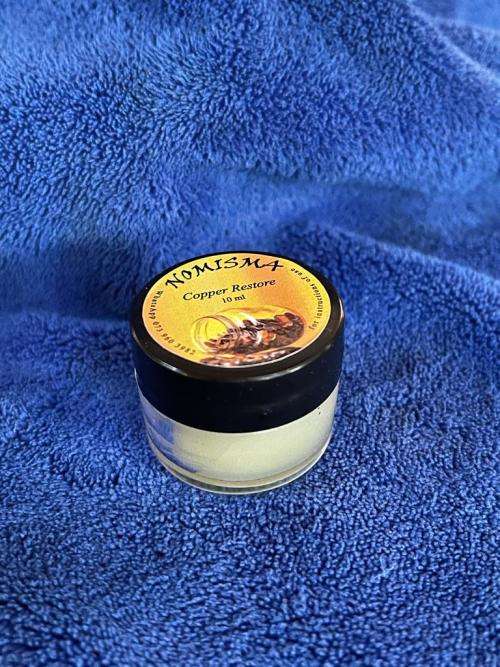 Nomisma Copper Restore 10ml Tub. Coin cleaner / Restoration for Copper coins