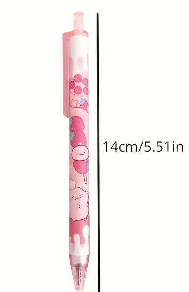 6 PIECE - Cute Gel Pens - Ideal for school / art