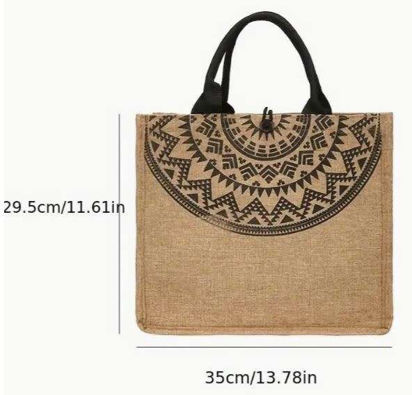 VINTAGE PRINT Linen Bag (Versatile)