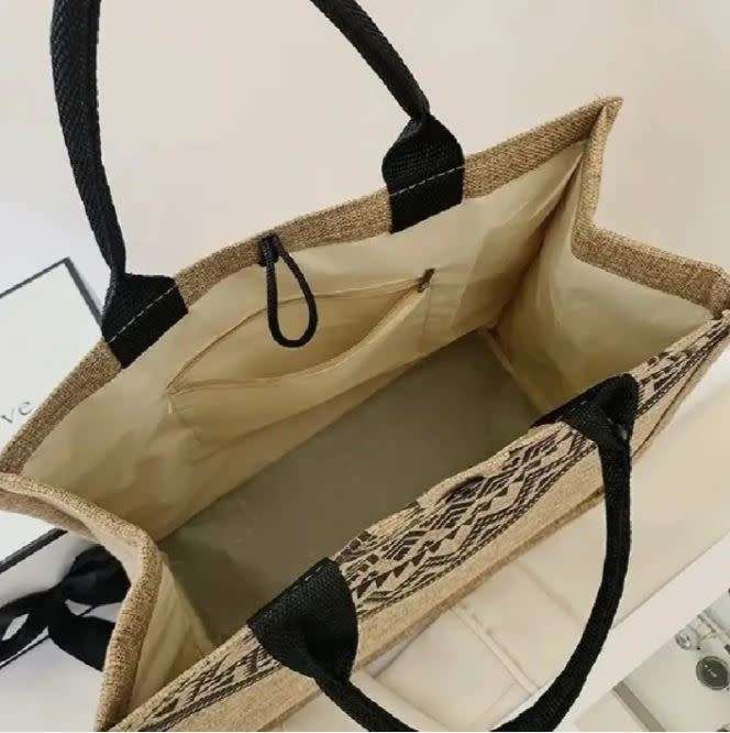 VINTAGE PRINT Linen Bag (Versatile)