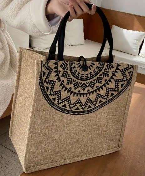 VINTAGE PRINT Linen Bag (Versatile)