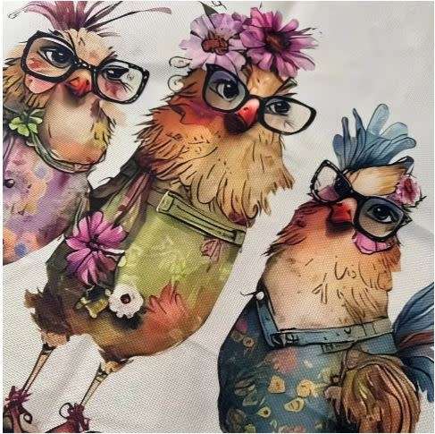 **CUTE**  3 Chicken APRON