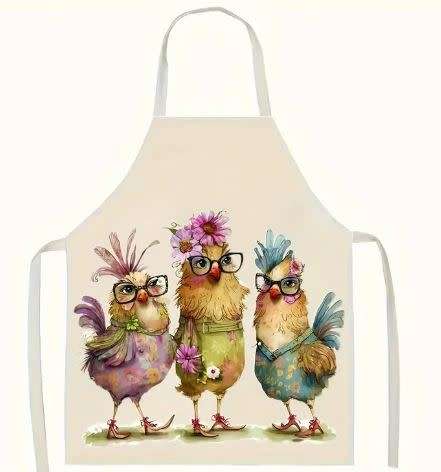 **CUTE**  3 Chicken APRON