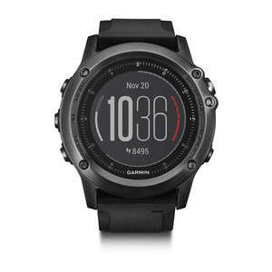 Garmin fenix 3 HR Sapphire + w/Silicone & Metal Band - Ultimate Fitness & Hiking Watch