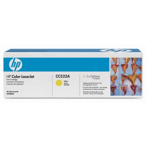 Original HP 304A | CC532A Yellow Toner Cartridge - Printer Broke, Unopened Unused Supplies