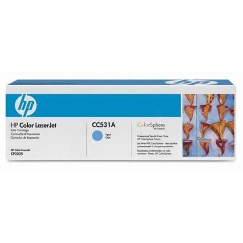 Original HP 304A | CC531A Cyan Toner Cartridge - Printer Broke, Unopened Unused Supplies