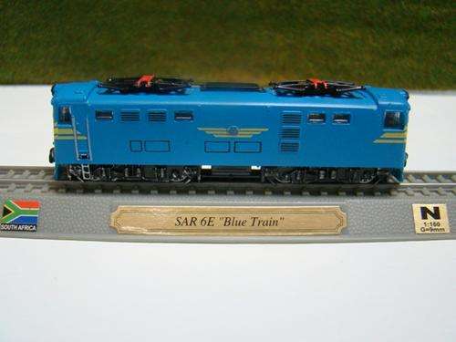 SAR 6E Blue Train Del Prado static model - N scale