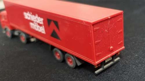 HO Wiking Mercedes truck & trailer (3)
