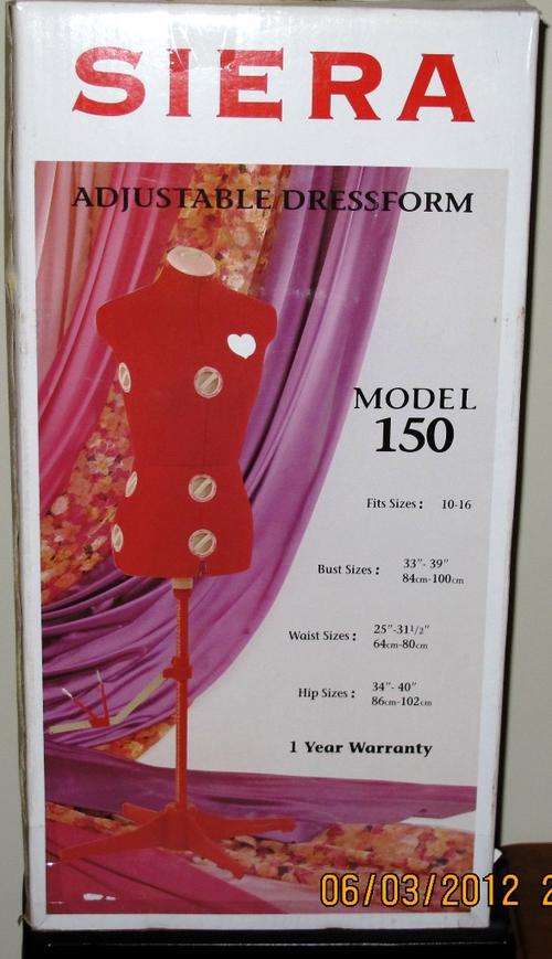 Dressmakers model was only used once