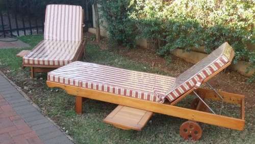 Wooden Pool Lounger. Price is for one