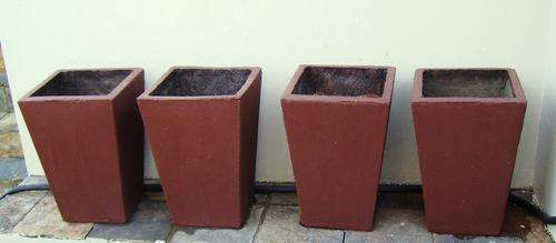 Four garden pot for potplants