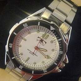 SILVER TEC MENS WATCH