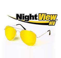 Night View Aviator Style Glare Reduction Glasses
