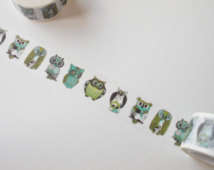 Unique Owl Washi Tape