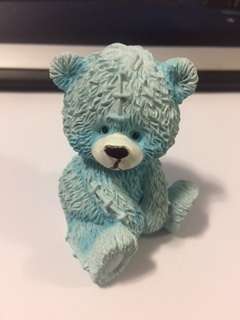 Polyresin Bear - Blue
