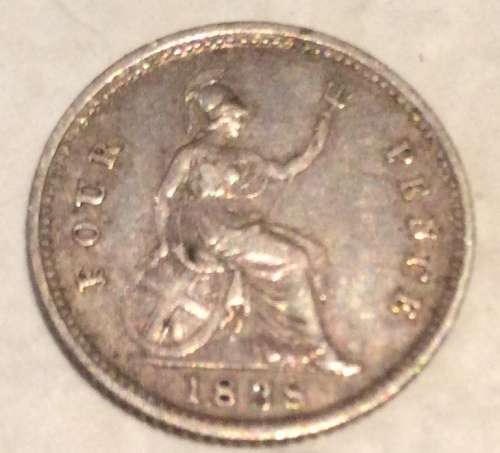 GB Queen Victoria 1838 Four Pence