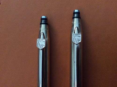 Cross 14Kt Gold Filled Pen and Pencil Set with Standard Bank Emblem