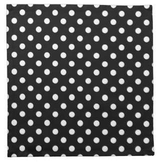 Dotty Paper Napkins - Black