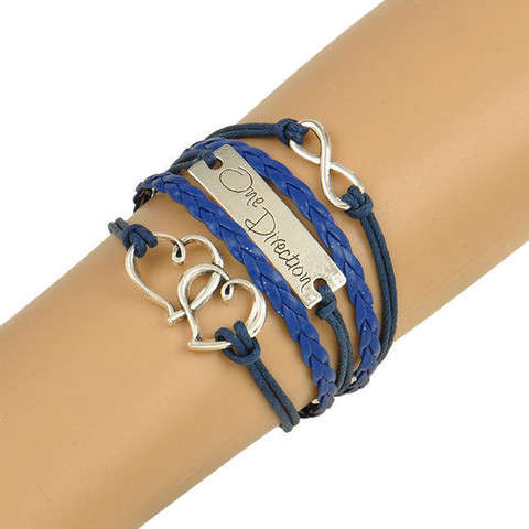 One Direction Infinity Bracelet - Blue