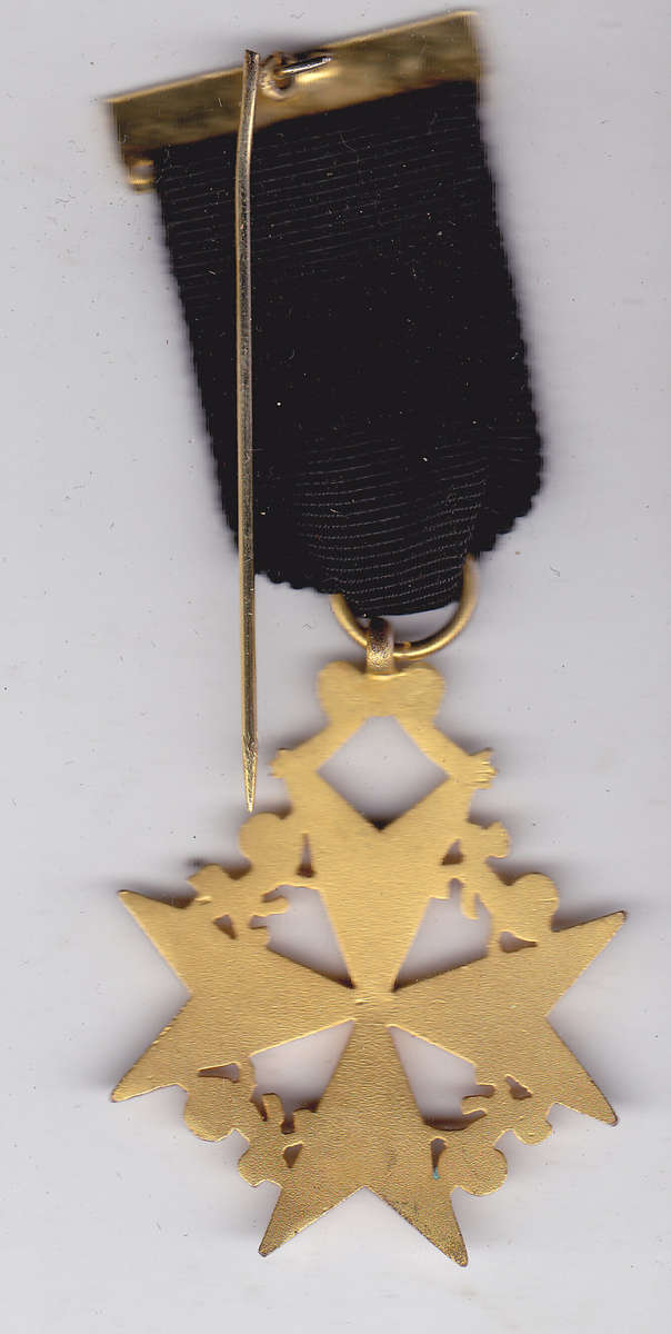 MASONIC MEDAL ENAMEL ORDER OF ST JOHN