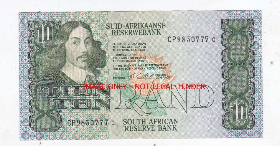 SOUTH AFRICA R10 STALS CP9830777C LUCKY 7 HIGH GRADE