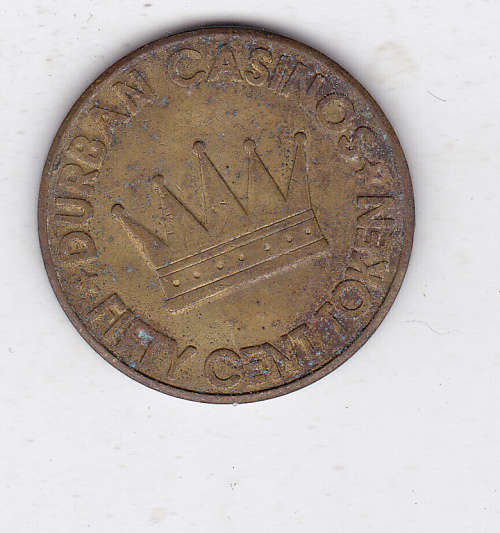 DURBAN CASINO 50 CENTS TOKEN