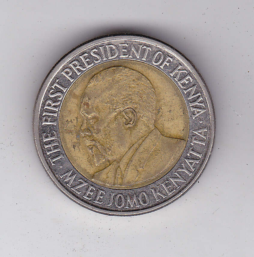 KENYA 20 SHILLINGS BI METAL 2010
