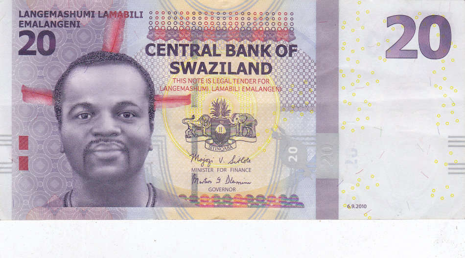 SWAZILAND 20 EM 2010