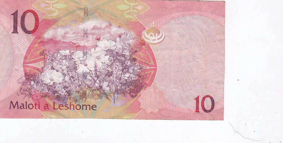 LESOTHO 10 LOTHI 2010
