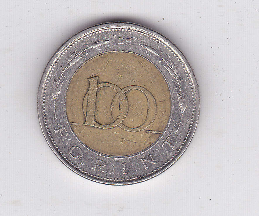 HUNGARY 100 FORINT 1997 BI METAL