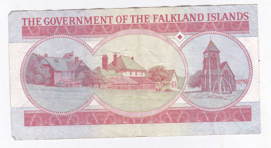 FALKLAND ISLANDS 5 POUNDS 2005 FV=R92