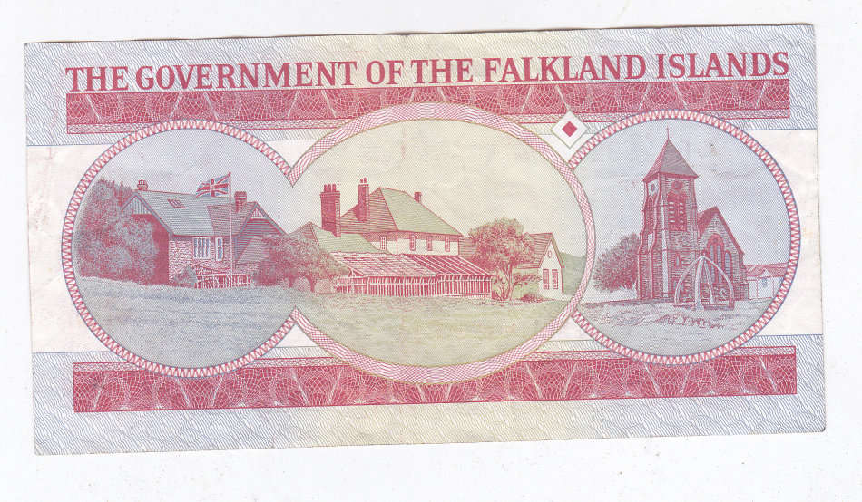 FALKLAND ISLANDS 5 POUNDS 2005 FV=R92