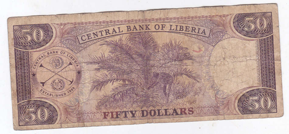 LIBERIA 50 DOLLARS 2011