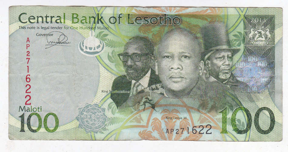 LESOTHO 100 LOTI