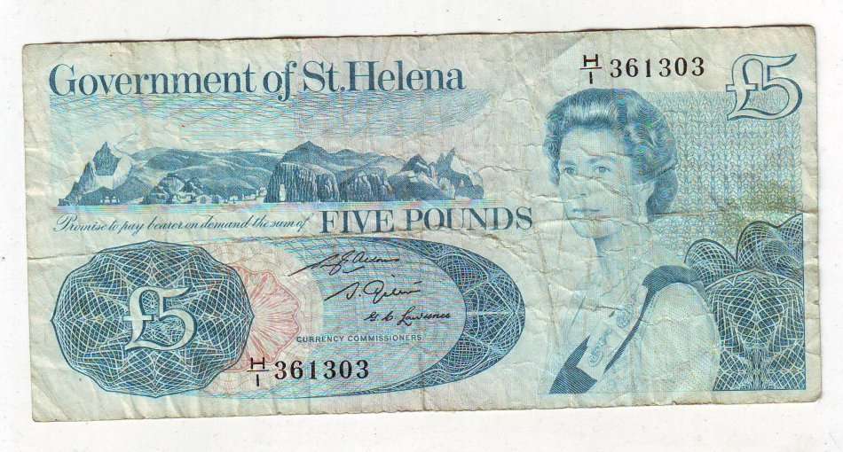 ST HELENA 5 POUNDS