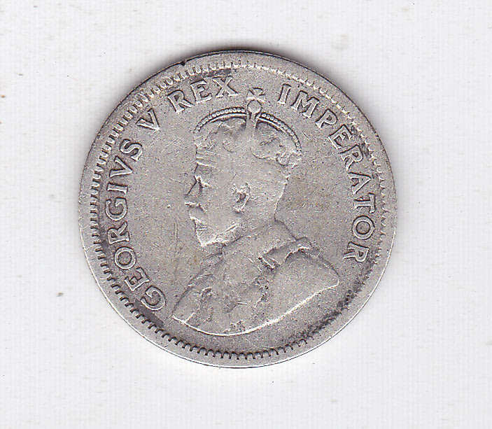 SOUTH AFRICA RARE DATE 6D 1925