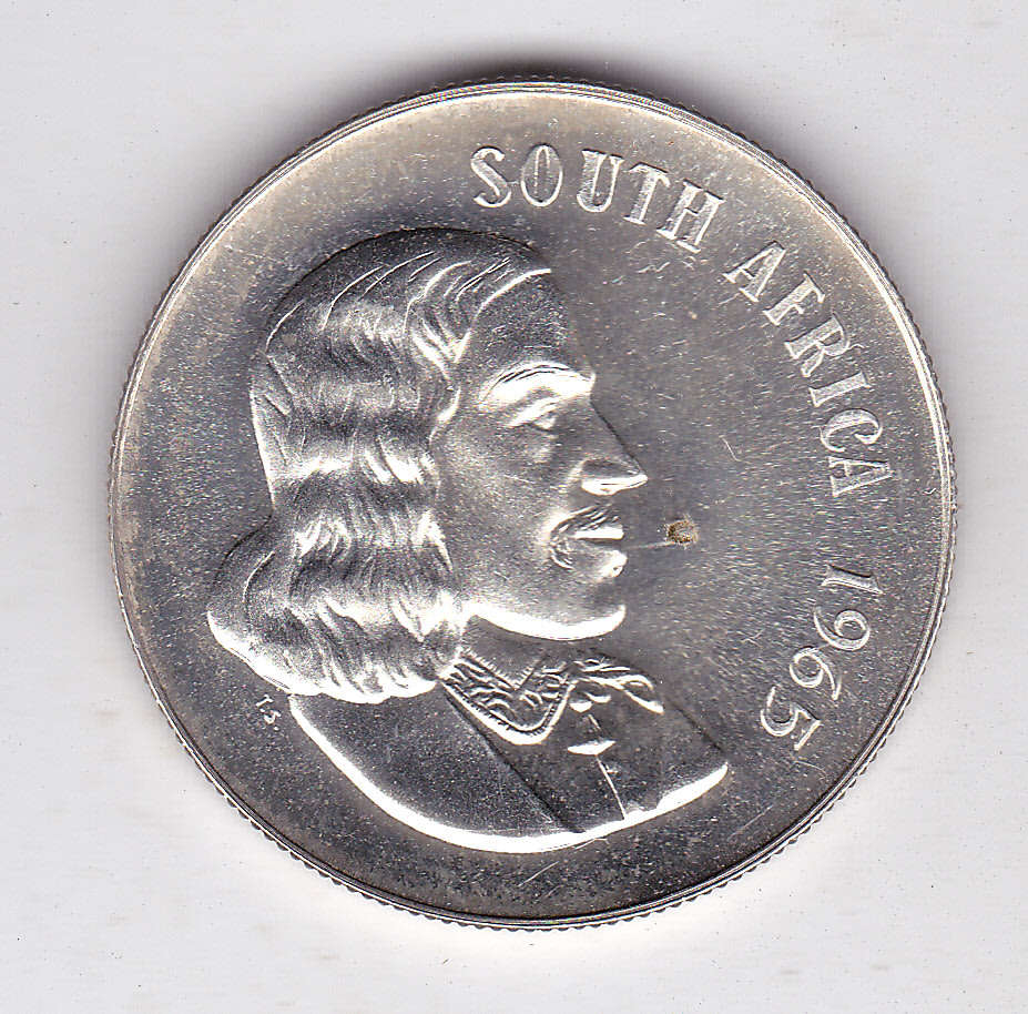 SOUTH AFRICA  PROOF R1 1965 ENGLISH LEGEND