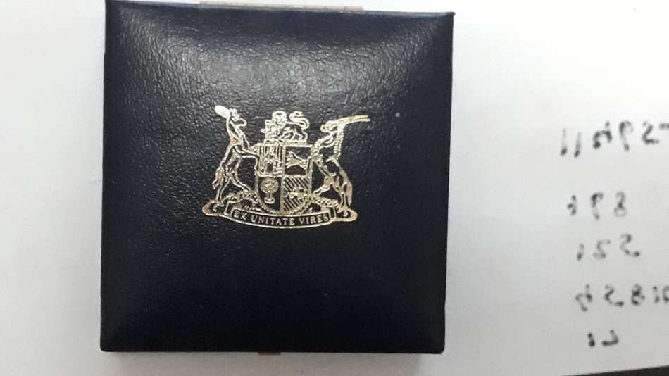 SOUTH AFRICA SILVER R1 YEAR OF THE DISABLED 1986 PROOF