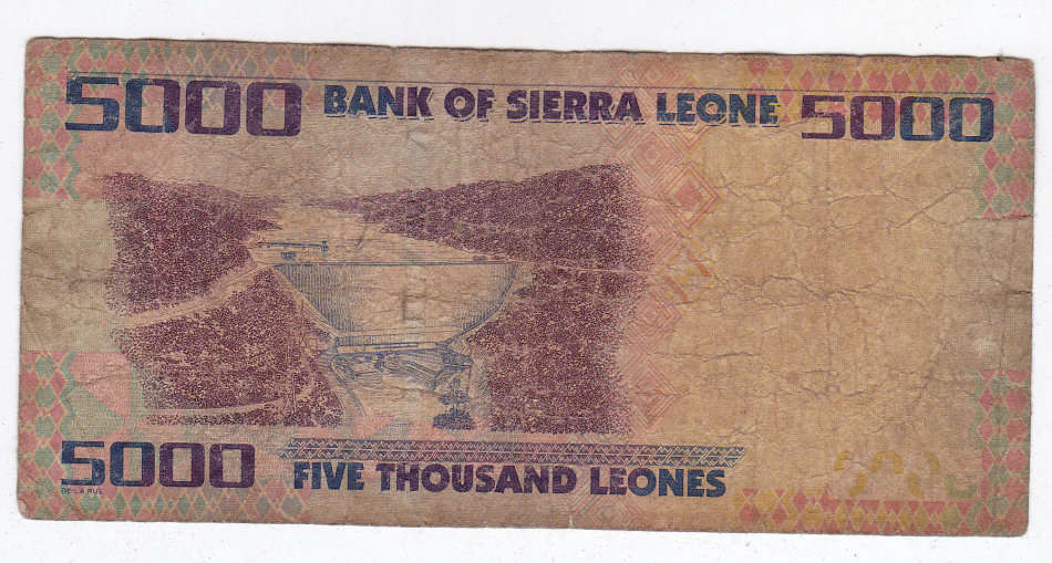 SIERRA LEONE 5000 LEONES 2010