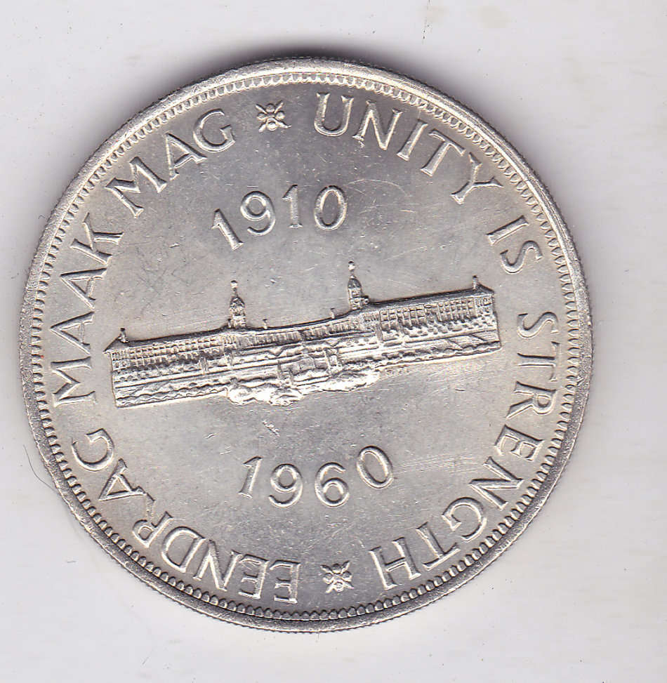 SOUTH AFRICA 5 SHILLINGS 1960 UNC