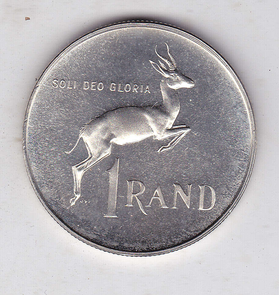 SOUTH AFRICA R1 1965 PROOF 9ENGLISH)