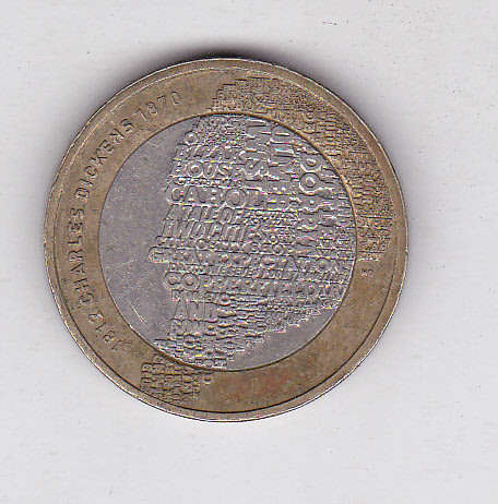 BRITISH  POUNDS CHARLES DICKENS 2012
