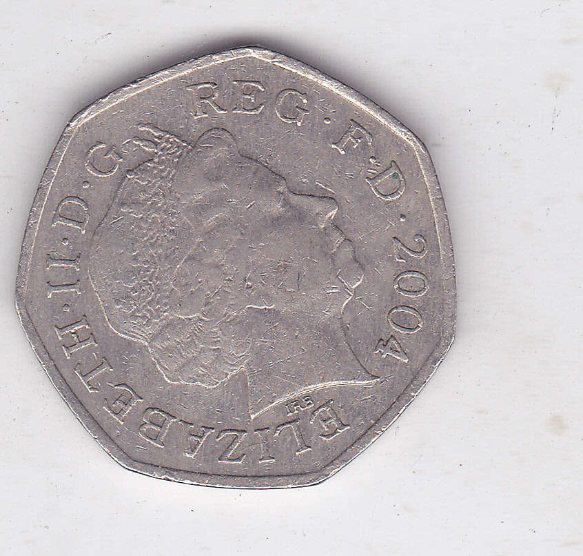 50 pence 2004 roger bannister 4 MIN MILE
