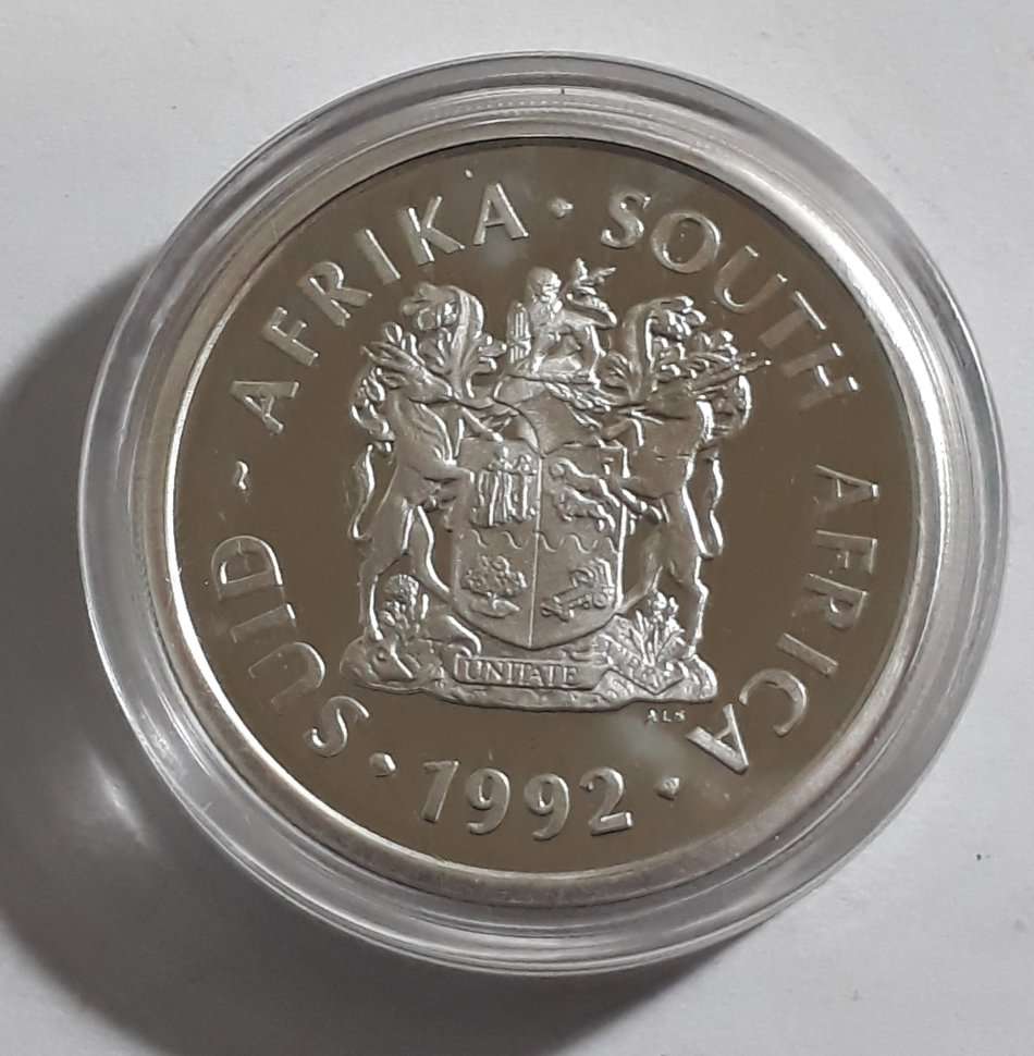SOUTH AFRICA R2 PROOF 1992 BARCELONA OLYMPICS