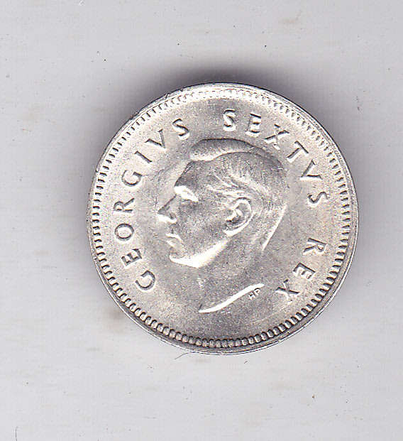 SOUTH AFRICA 3D 1948 UNC