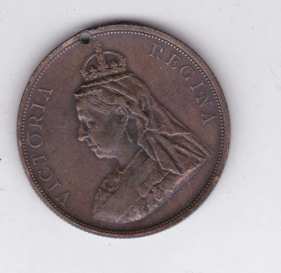 QUEEN VICTORIA 60th YEAR OF REIGN MEDALLION -1837-1897