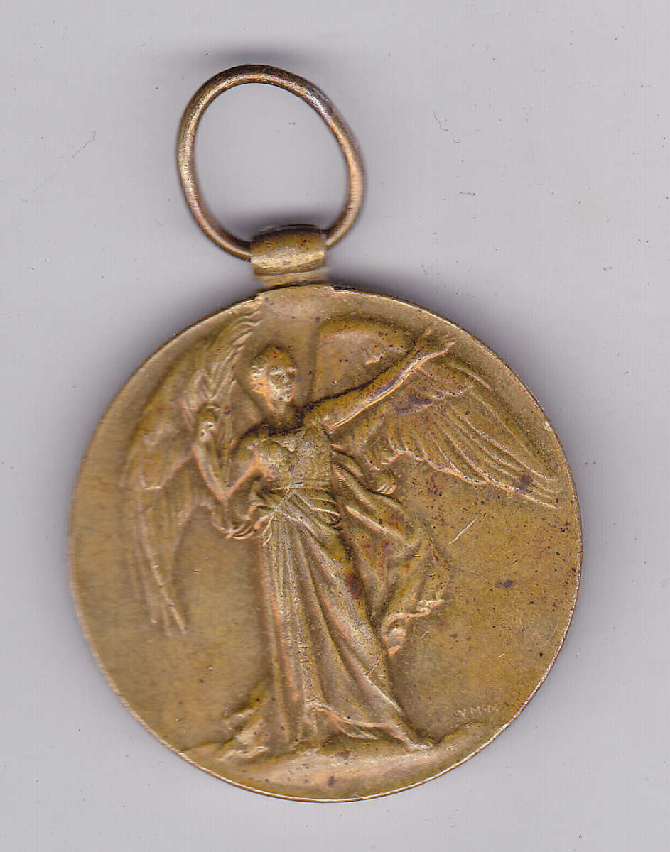 VICTORY MEDAL M2-203718 PTE W.H. LOUGHRAN A.S.C