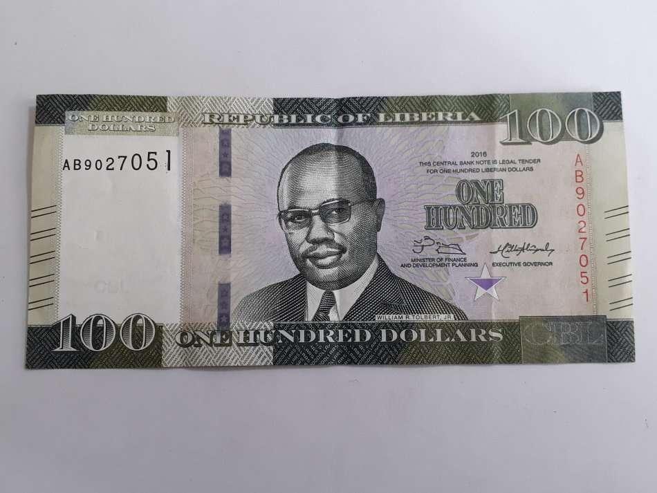LIBERIA 100 DOLLARS 2016 HIGH GRADE