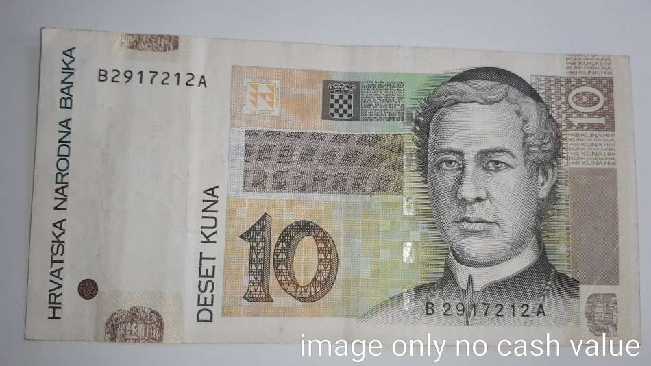CROATIA 10 KUNA 2012